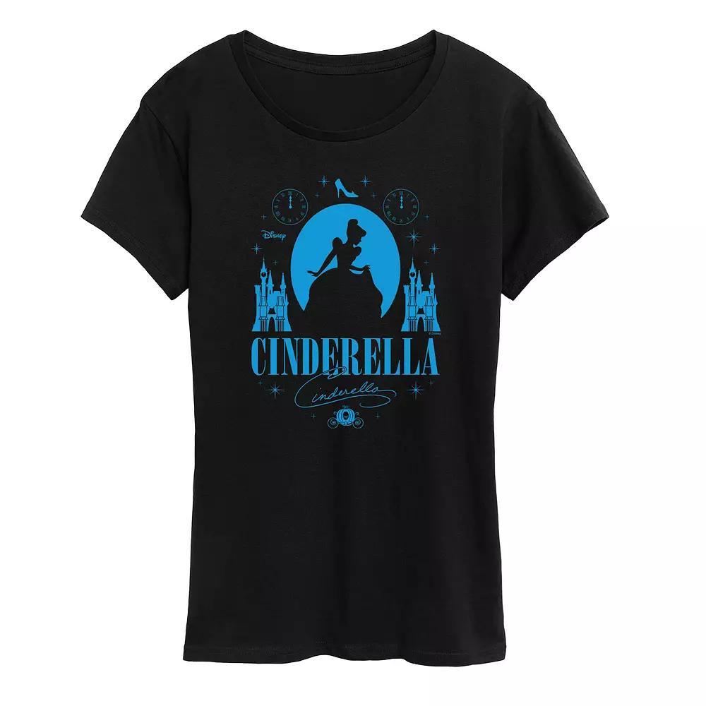 Disney's Cinderella Women's Graphic Tee, Size: XL, White Product Image