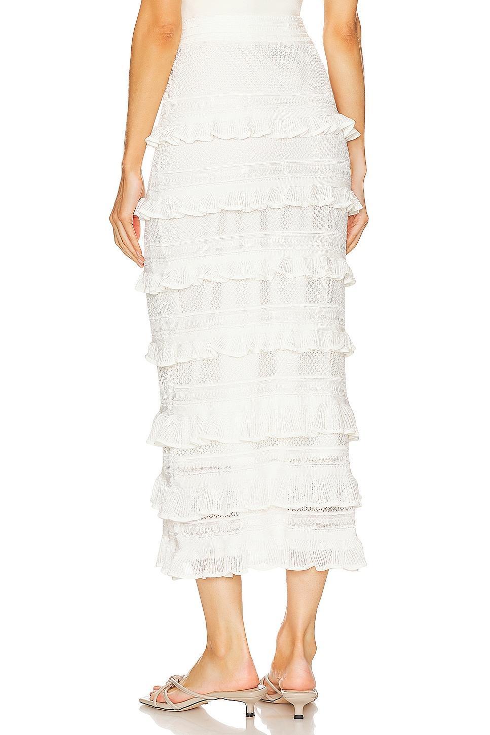 Natura Frill Midi Skirt Zimmermann Product Image