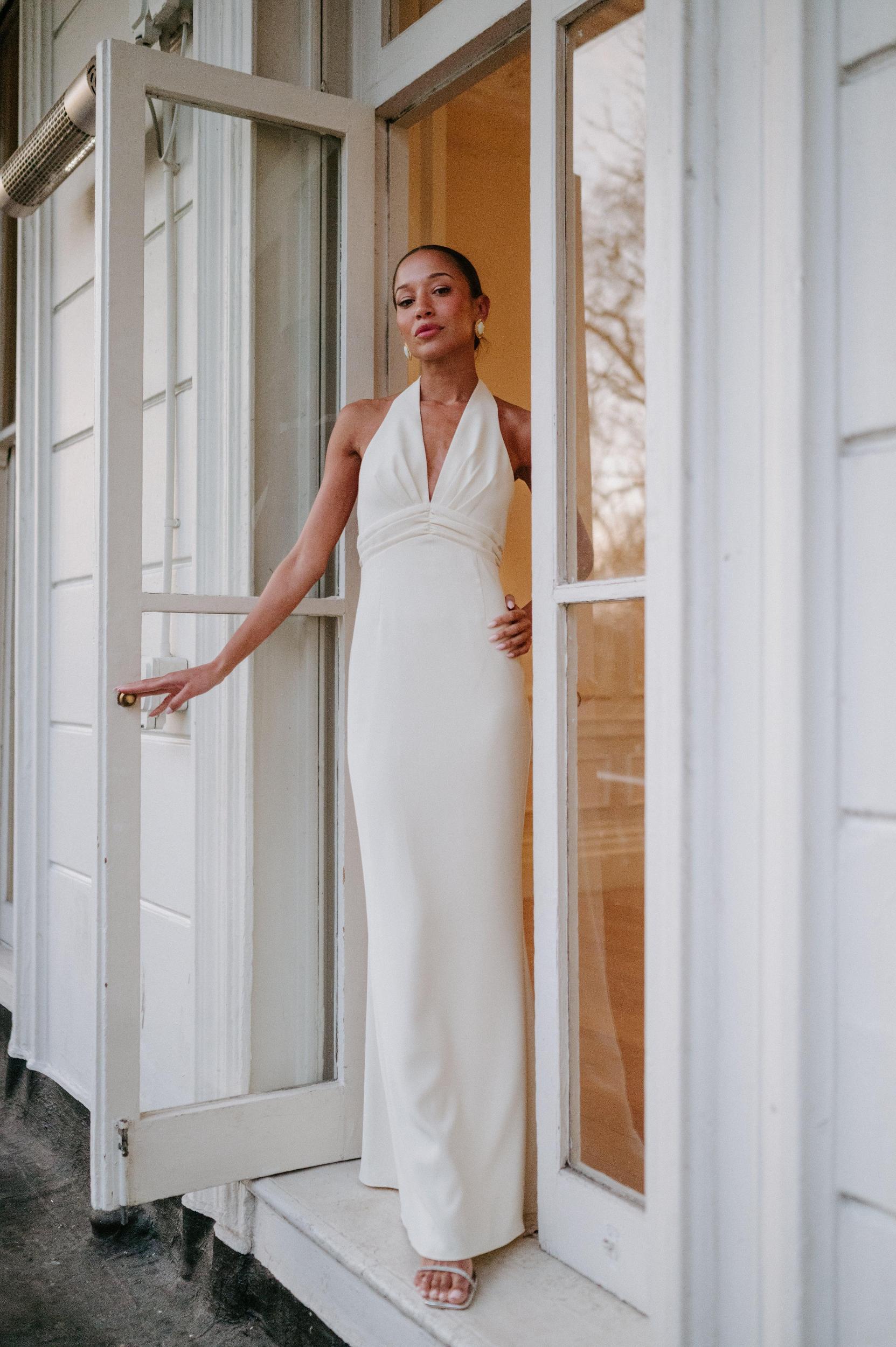 The Ultimate Muse Tie Neck Maxi Dress Product Image