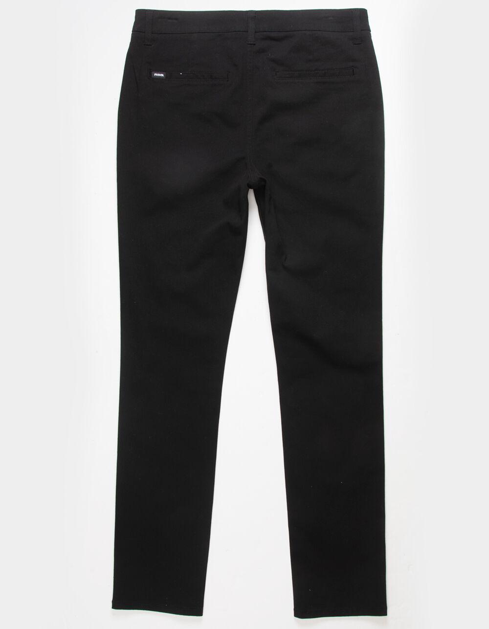 RSQ Mens Skinny Chino Pants - BLACK Product Image