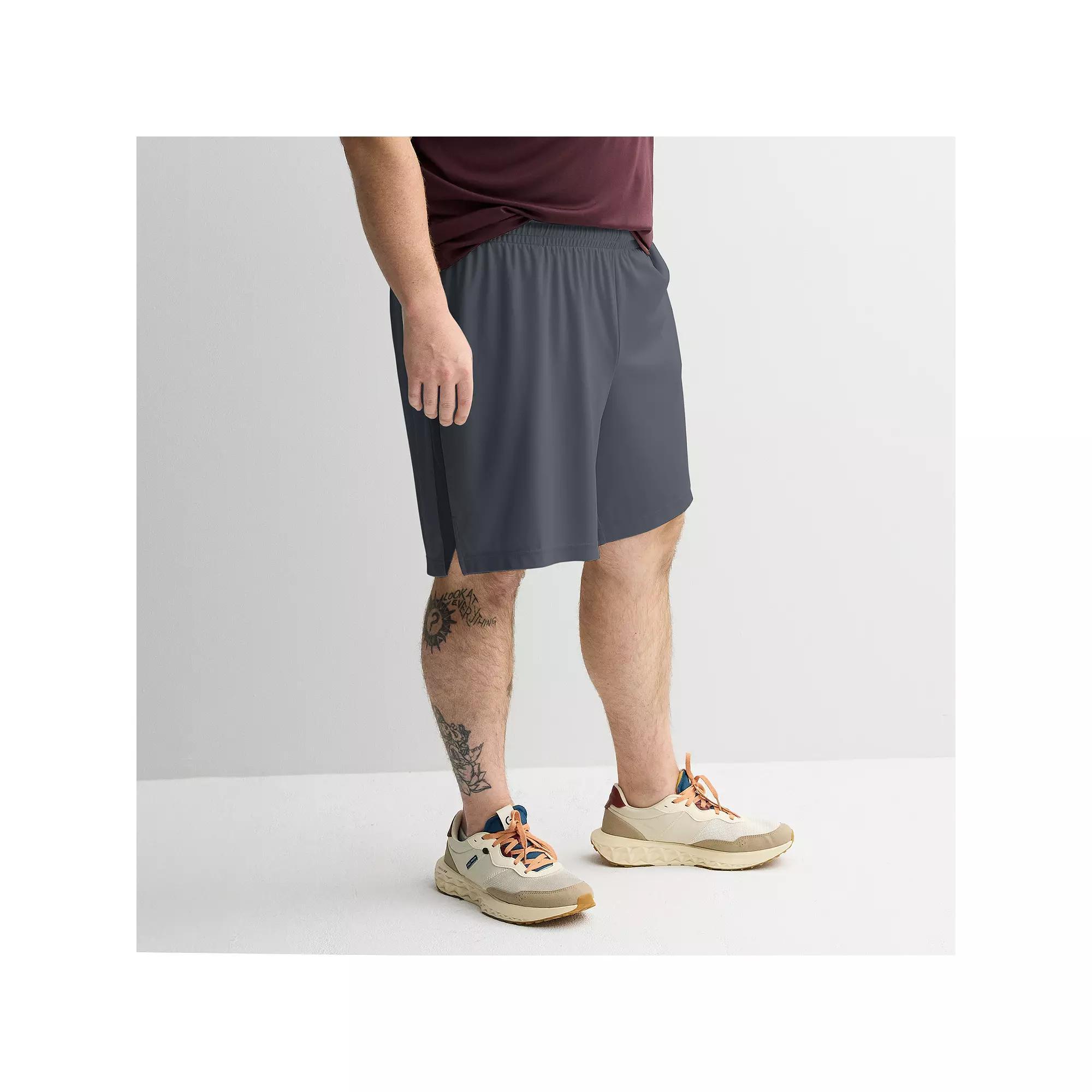 Big & Tall Tek Gear® Dry Tek Shorts, Men's, Size: XXL Tall, Hawk Gray Product Image