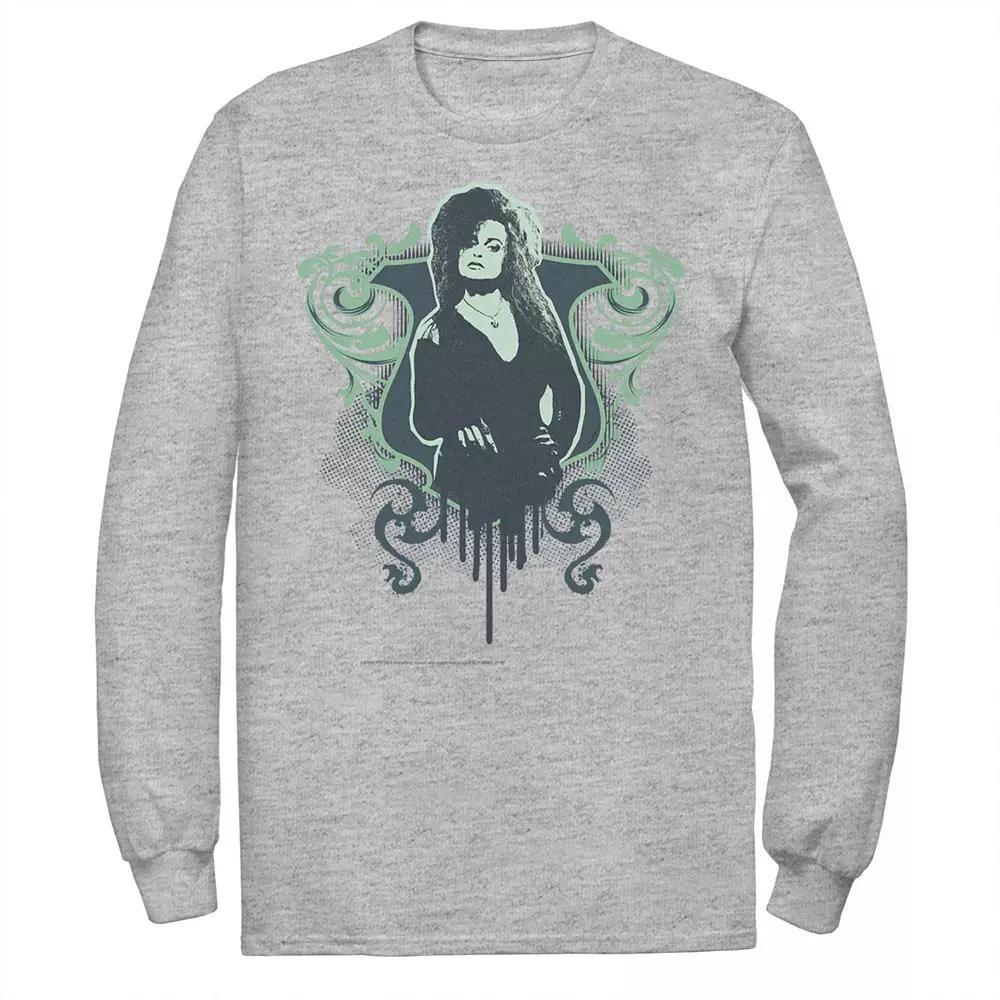 Men's Harry Potter Bellatrix Lestrange Dripping Portrait Tee, Size: XXL, Athletic Grey Product Image