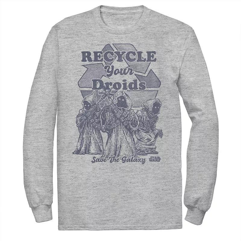Men's Star Wars Jawas "Recycle Your Droids" Graphic Tee, Size: Large, Athletic Grey Product Image