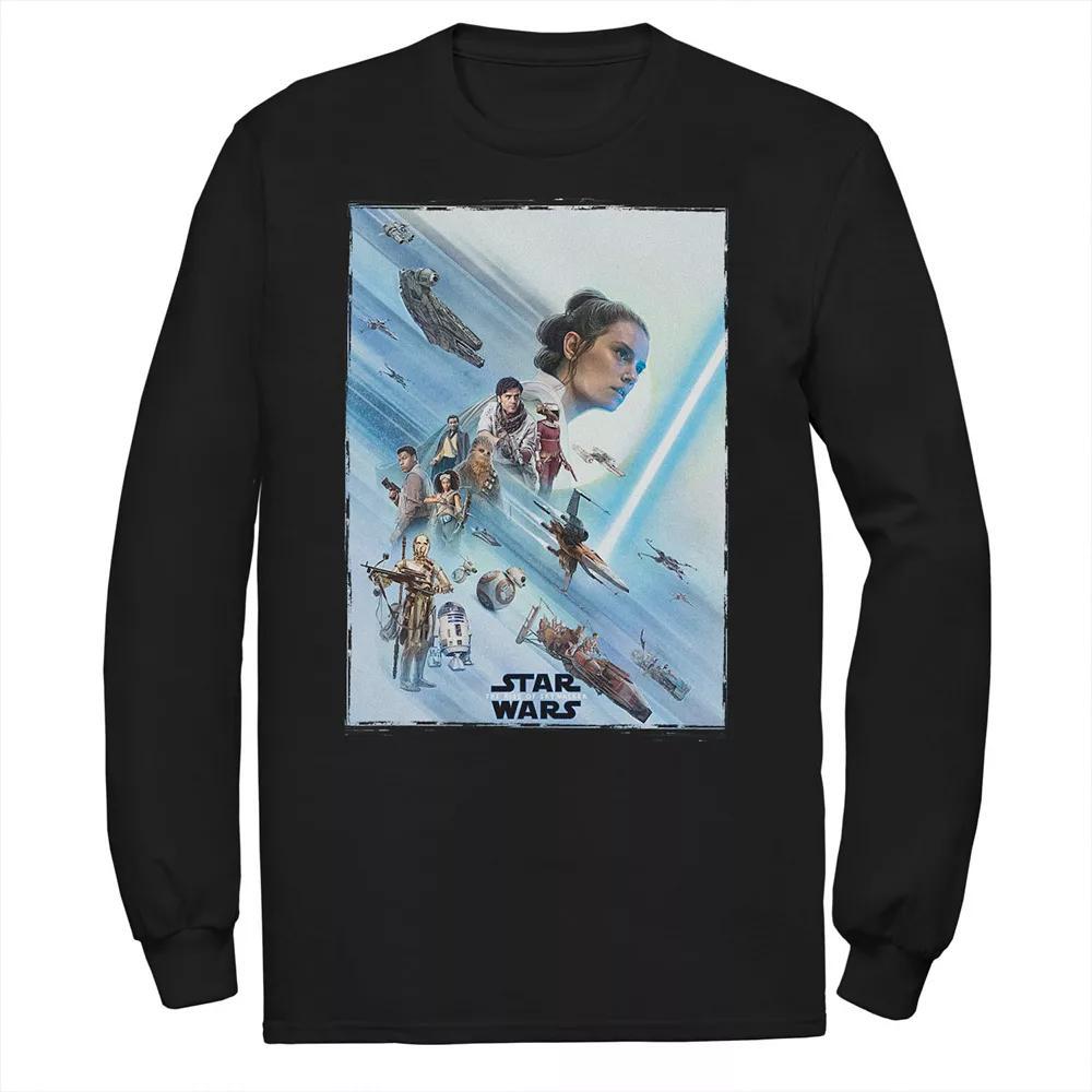 Men's Star Wars The Rise of Skywalker Rey Tee, Size: Large, Black Product Image