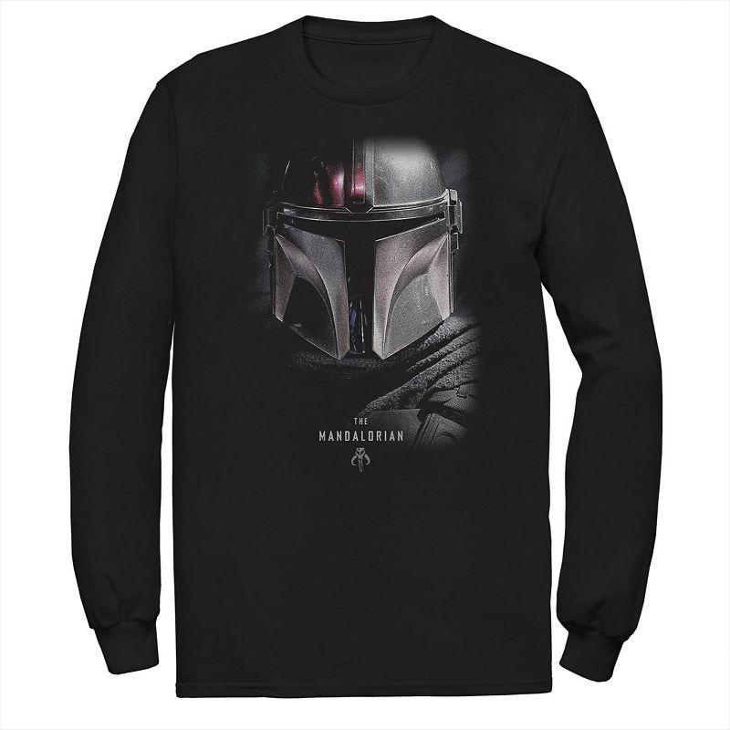 Men's The Mandalorian Bounty Hunter Shadow Tee, Size: 3XL, Black Product Image