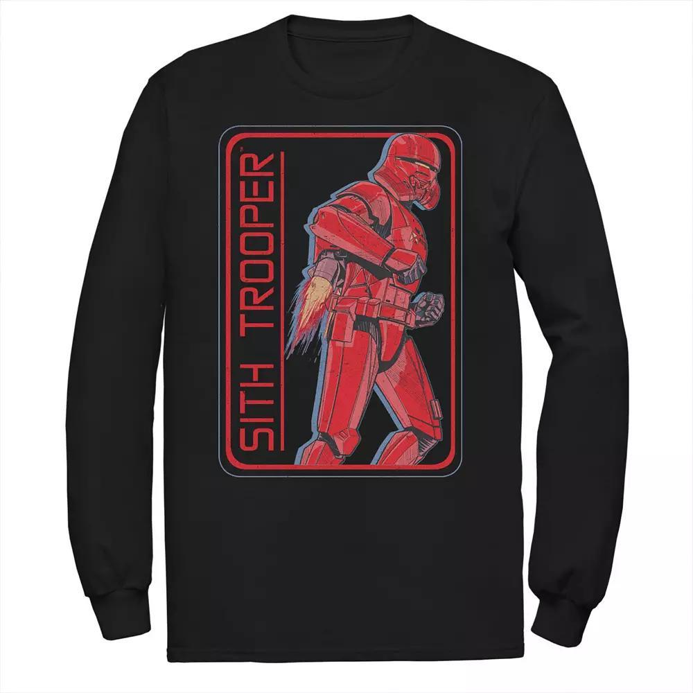Mens Star Wars The Rise of Skywalker Sith Trooper Rocket Long Sleeve Graphic Tee Product Image