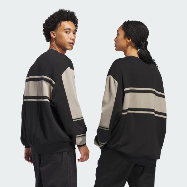 adidas Skateboarding Classic Crewneck Sweater (Gender Neutral) Black L Unisex Product Image
