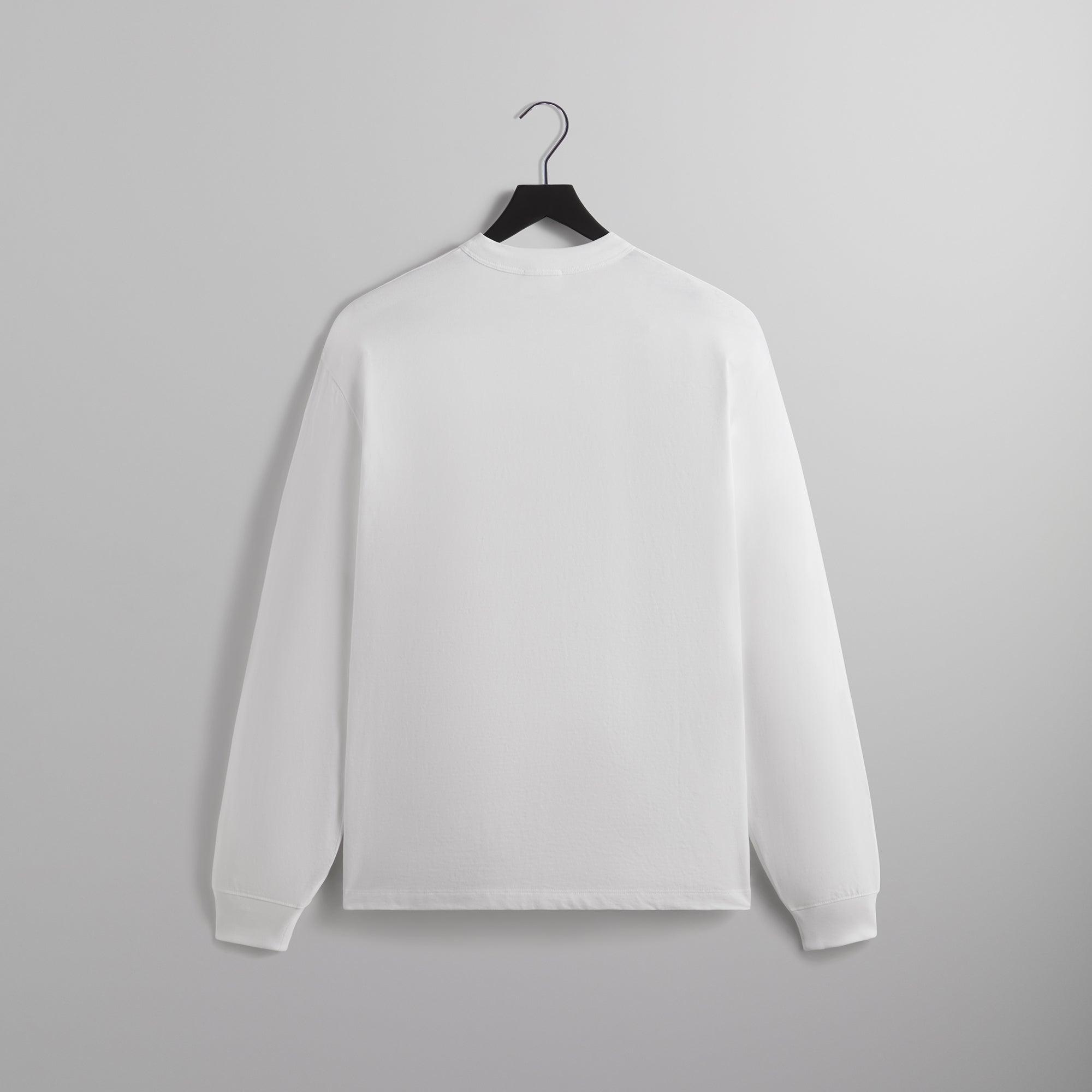 Kith Ribbon Long Sleeve Tee - White Male Product Image
