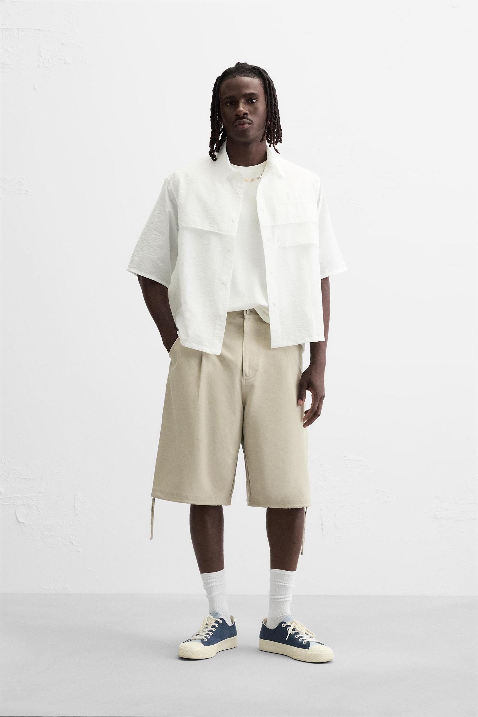 WRINKLED LOOK SHIRT Product Image