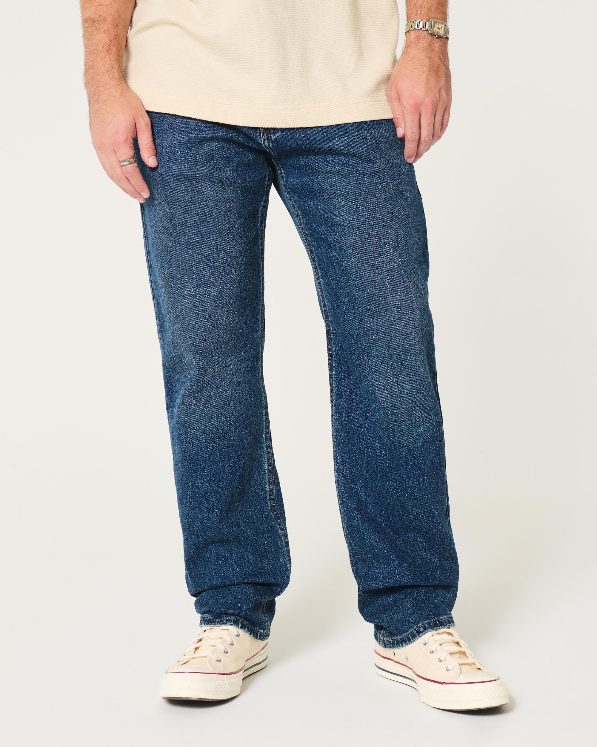 Loose Medium Wash Carpenter Jeans Product Image