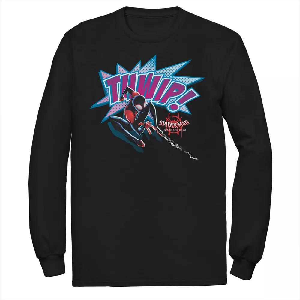 Men's Marvel Spider-Man Spiderverse Thwip Action Tee, Size: 3XL, Black Product Image