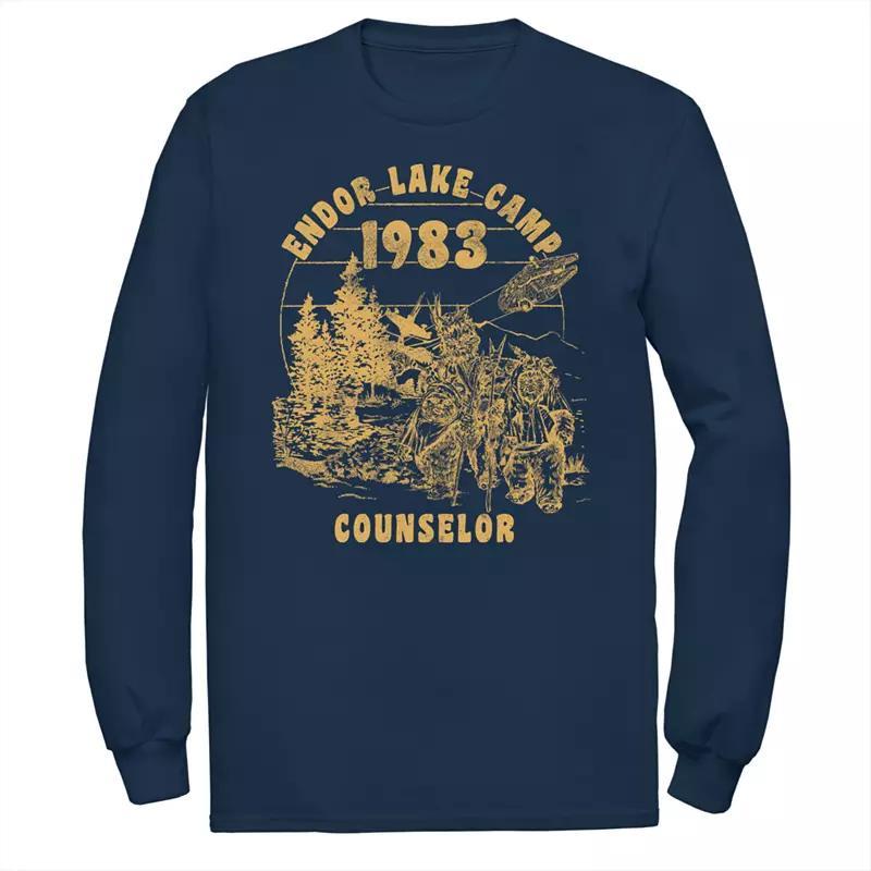 Mens Star Wars Endor Camper Graphic Tee Blue Product Image