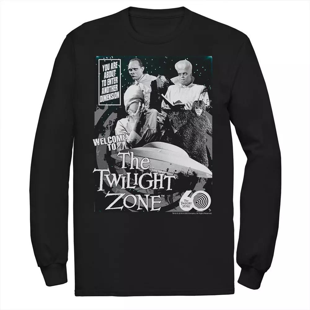 Men's CBS The Twilight Zone Comic 60th Tee, Size: 3XL, Black Product Image