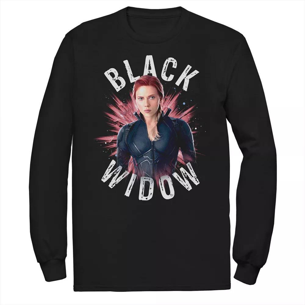 Mens Marvel Avengers Endgame Widow Space Poster Tee Product Image