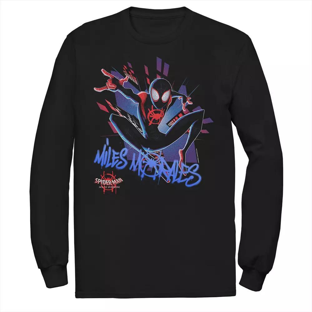 Mens Marvel Spiderverse Spidey Graffiti Explosion Tee Product Image