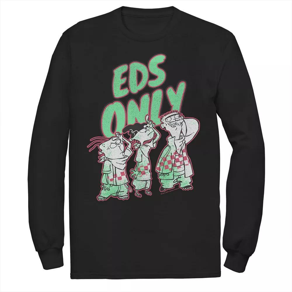 Mens Ed, Edd & Eddy Eds Only Portrait Long Sleeve Tee Product Image
