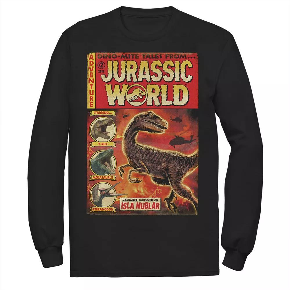 Men's Jurassic World Jungle Velociraptor Attack Tee, Size: XXL, Blue Product Image