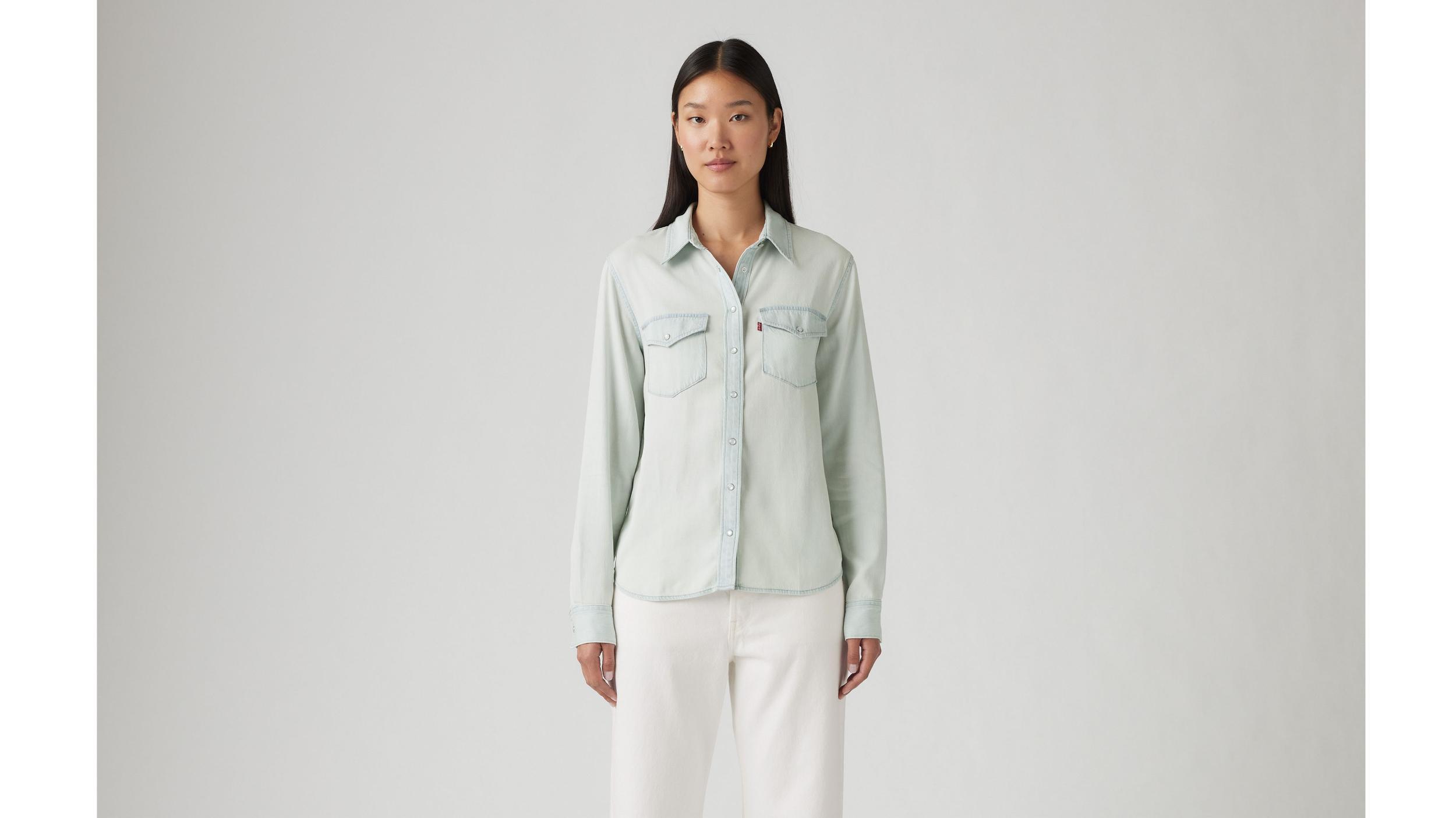 Iconic Western Denim Shirt Product Image