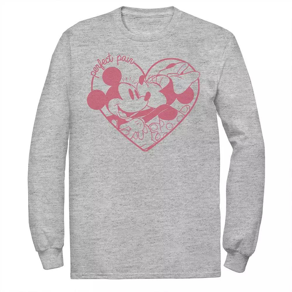 Disney's Mickey Mouse Men's Perfect Pair Tee, Size: XL, Athletic Grey Product Image