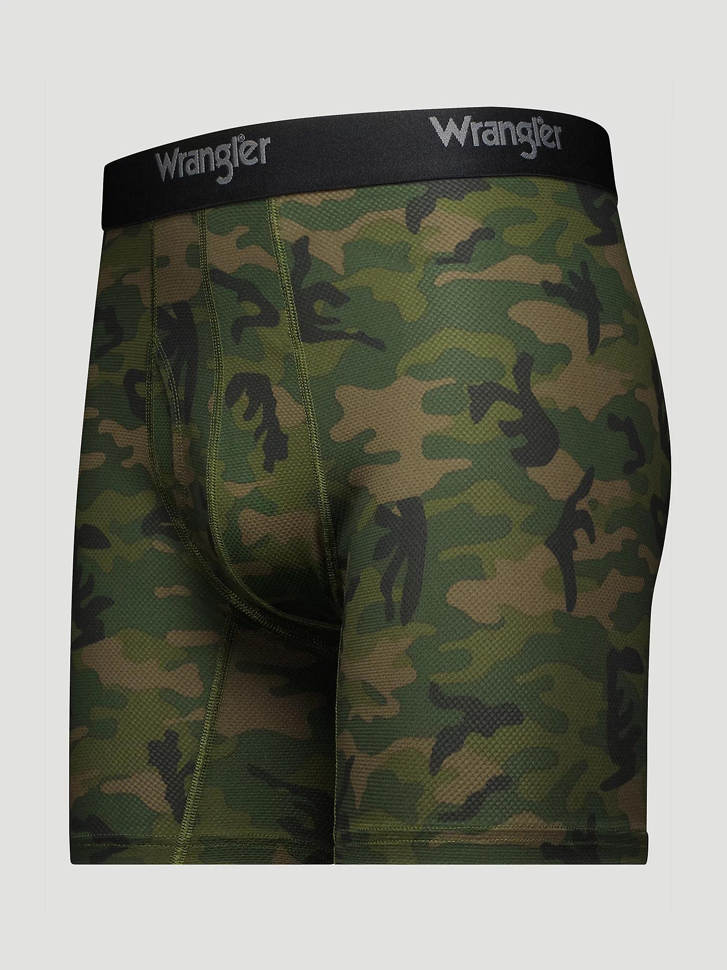 Men's RIGGS Comfort Stretch Boxer Brief (3-Pack) in Green/Camo/Black Product Image