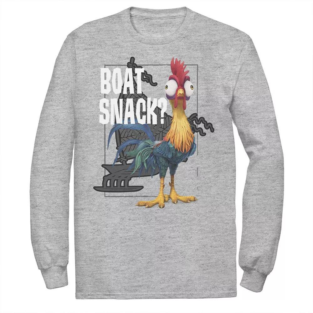 Disney's Moana Hei Hei Men's Boat Snack? Tee, Size: XXL, Athletic Grey Product Image