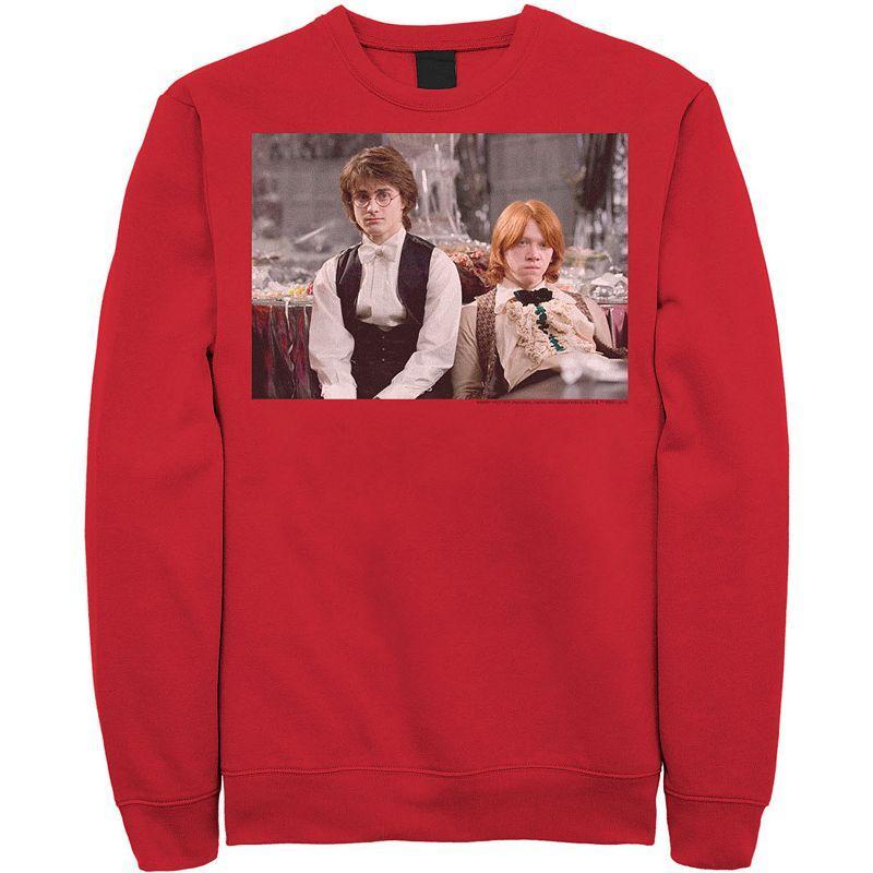 Mens Goblet Of Fire Harry And Ron Photo Real Sweatshirt Product Image