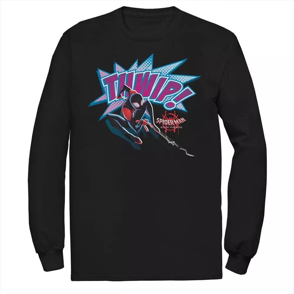 Men's Marvel Spider-Man Spiderverse Thwip Action Tee, Size: 3XL, Black Product Image