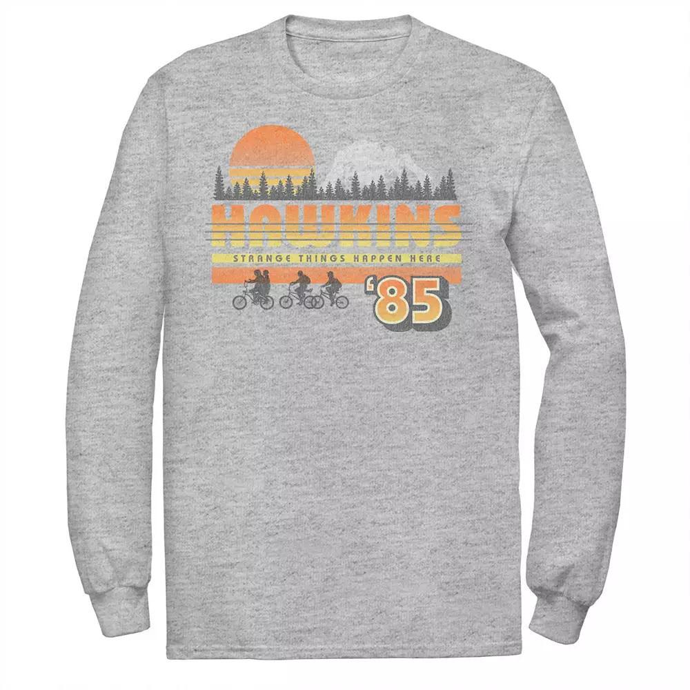 Big & Tall Tom and Jerry Pals Logo Long Sleeve Graphic Tee, Men's, Size: 3XL, Athletic Grey Product Image