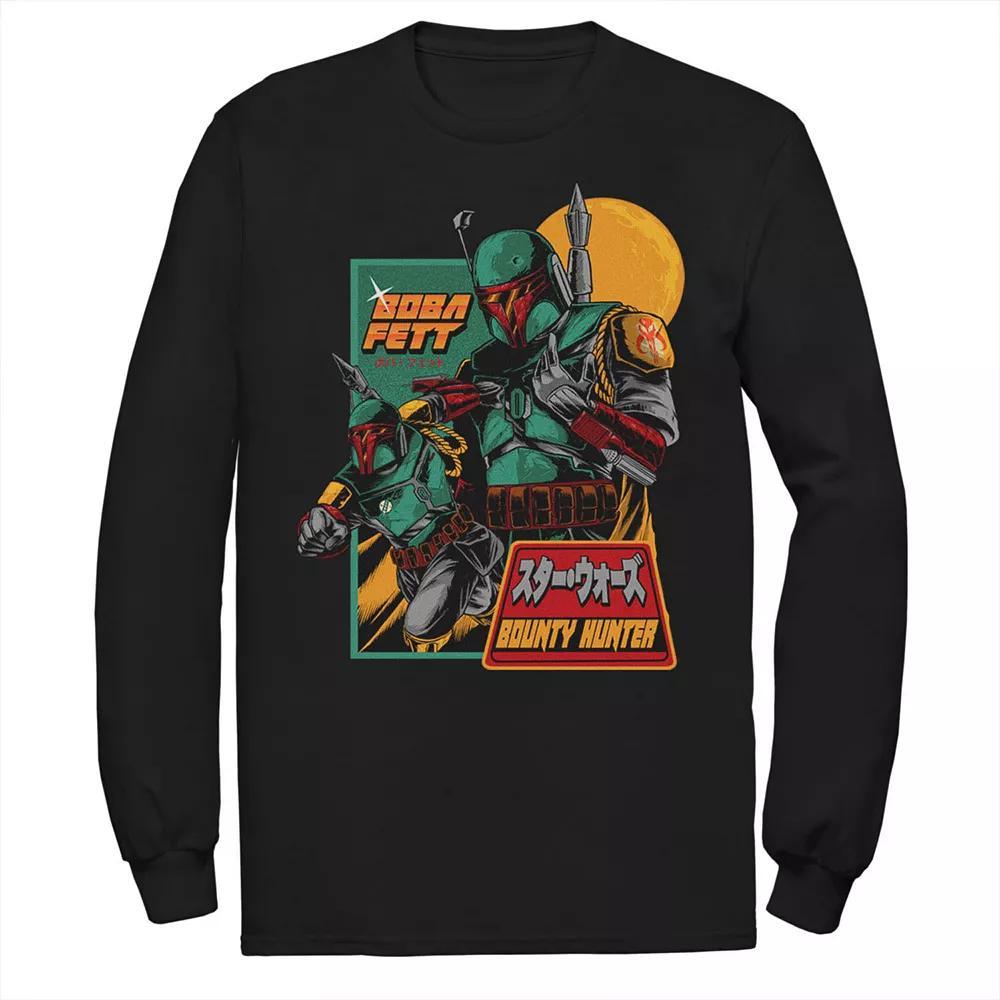 Men's Star Wars Mandalorian Soldier Kanji Tee, Size: Medium, Black Product Image