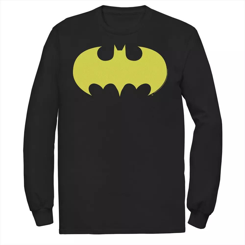 Men's DC Comics Batman Solid Chest Logo Tee, Size: XXL, Blue Product Image