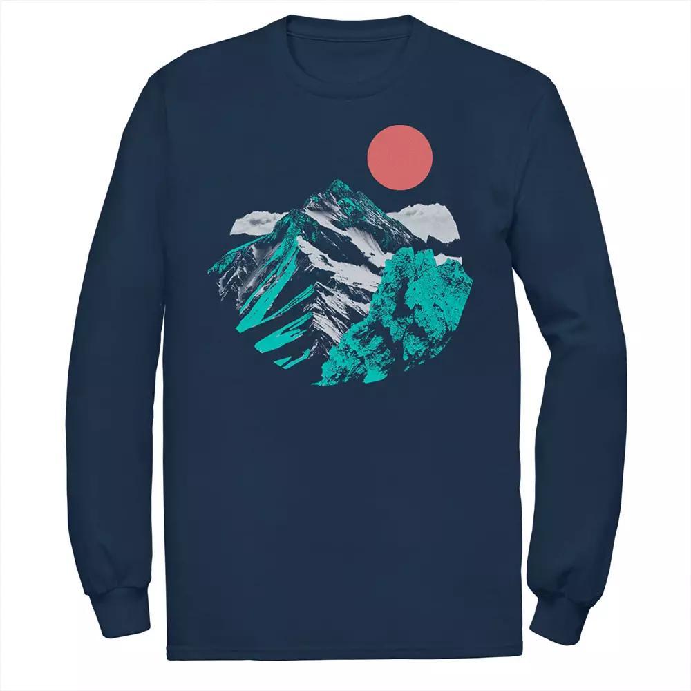 Men's Fifth Sun Artsy Mountain Range Tee, Size: Large, Blue Product Image