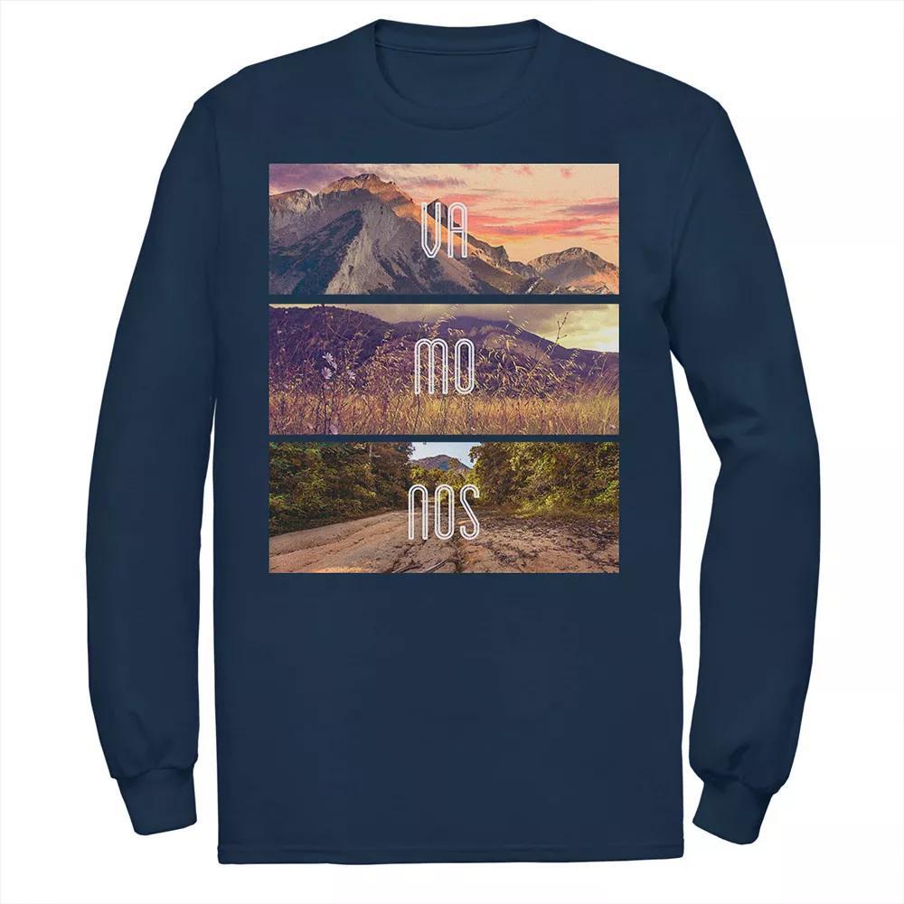 Men's Gonzales Vamonos Lanscape Portrait Stack Tee, Size: Small, Blue Product Image