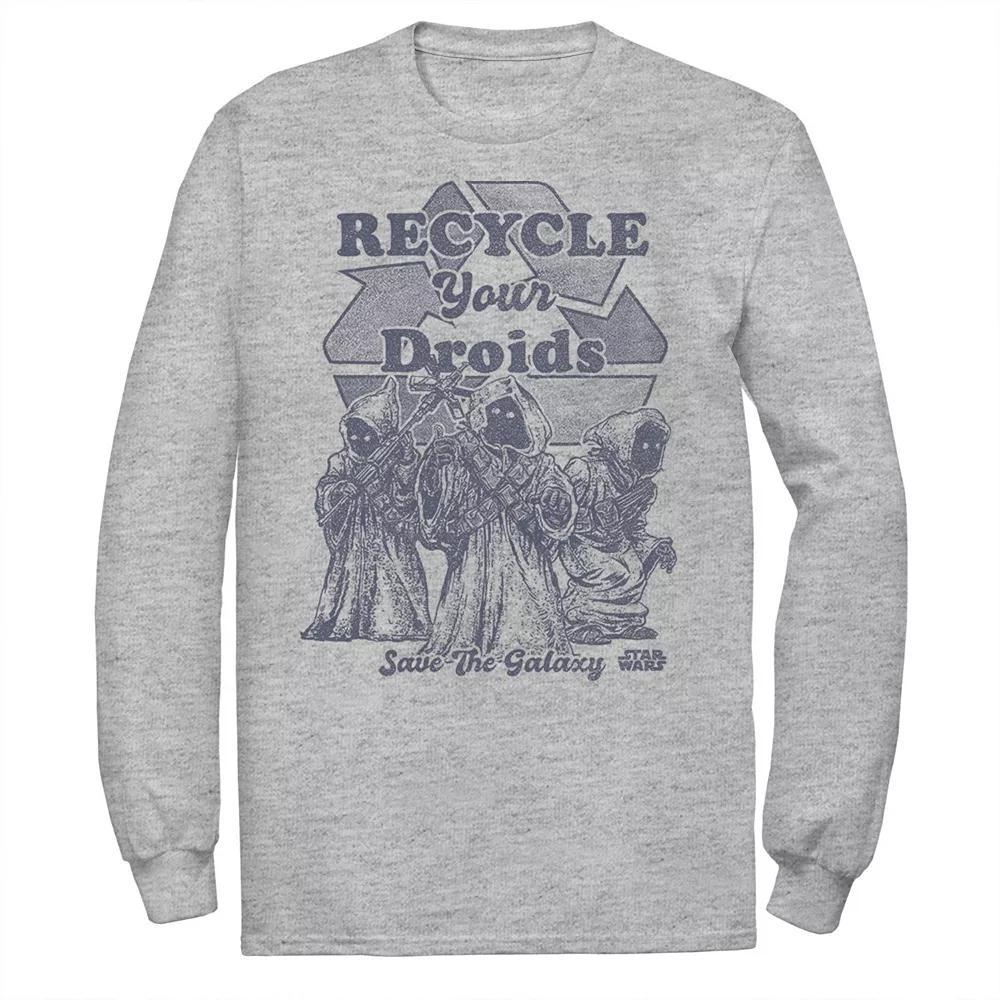 Men's Star Wars Jawas "Recycle Your Droids" Graphic Tee, Size: Large, Athletic Grey Product Image