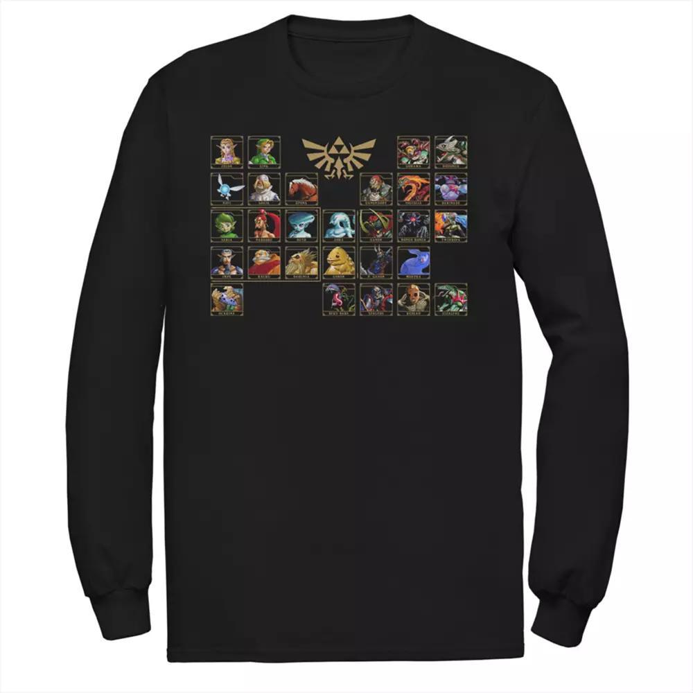 Men's Nintendo Zelda Ocarina Of Time Table Tee, Size: Large, Black Product Image