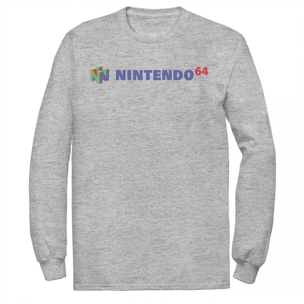 Disney's Rainbow 3D Logo Men's Tee, Size: XL, Athletic Grey Product Image
