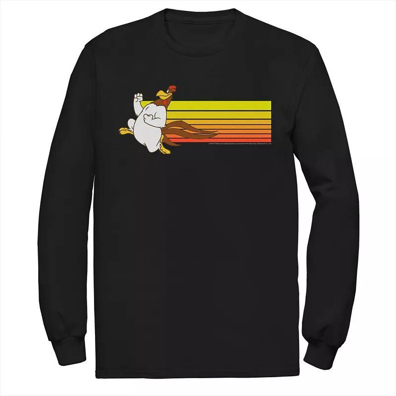 Big & Tall Guitar Heads With Sunset Behind Long Sleeve Tee, Men's, Size: XL Tall, Blue Product Image