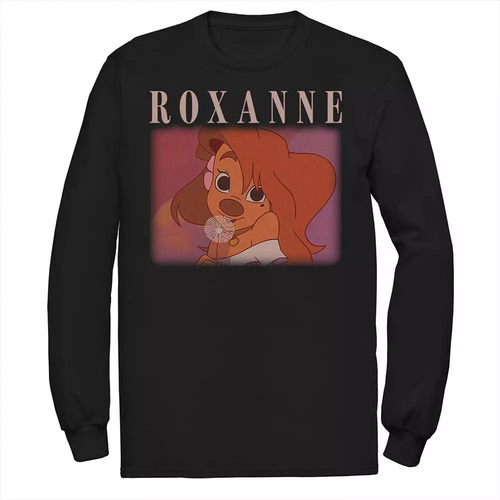 Big & Tall Disney A Goofy Movie Roxanne Portrait Graphic Tee, Men's, Size: Large Tall, Black Product Image