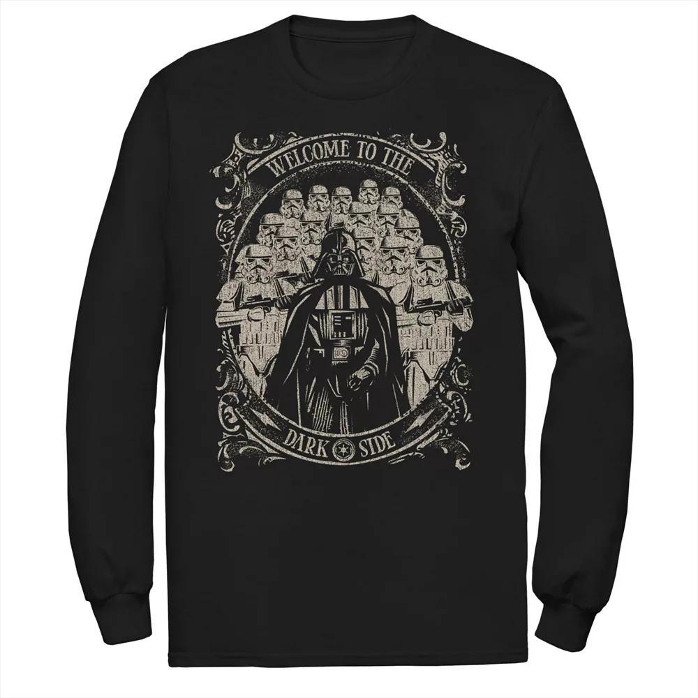 Big & Tall Star Wars Darth Vader & Stormtrooper Army The Dark Side Long Sleeve Tee, Men's, Size: 5XB, Black Product Image