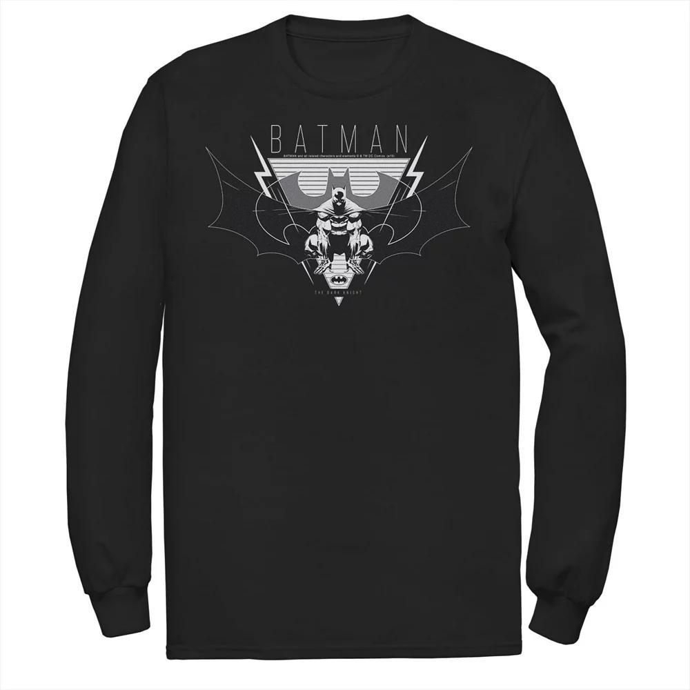 Men's DC Comics Batman Triangle Portrait Tee, Size: Small, Black Product Image