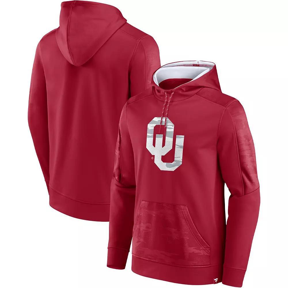 Men's Fanatics Branded Crimson Oklahoma Sooners On The Ball Pullover Hoodie, Size: XL, Red Product Image