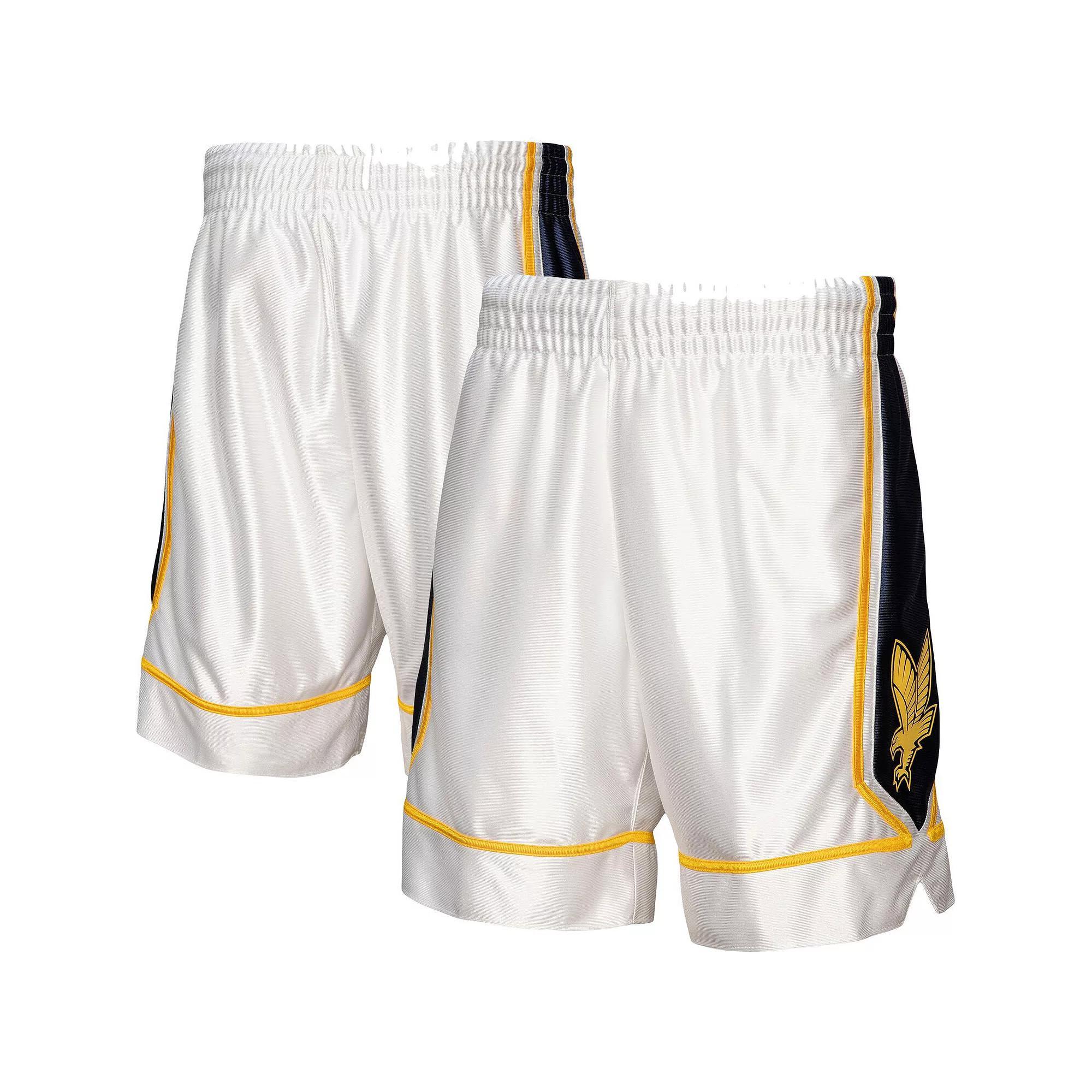 Mens Mitchell & Ness White Marquette Golden Eagles Authentic Shorts Product Image