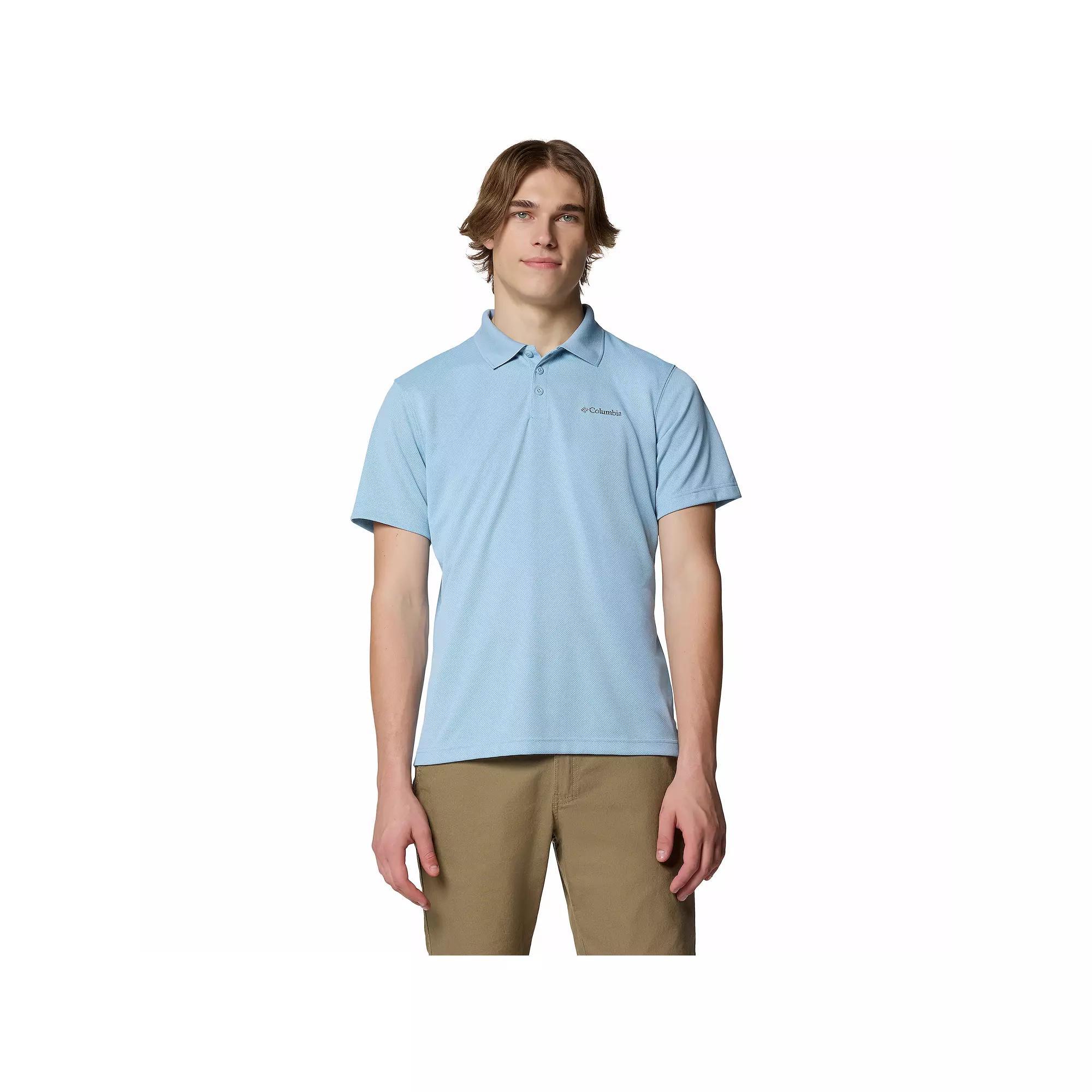 Men's Columbia Utilizer Polo, Size: XL, Ripple Blue Product Image