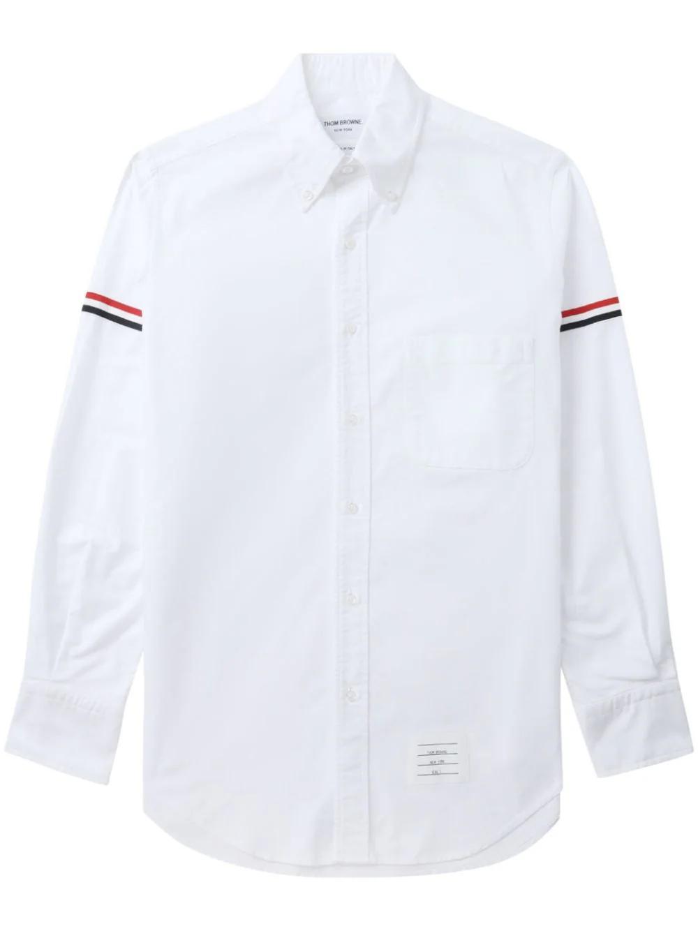 White Cotton Shirt Product Image