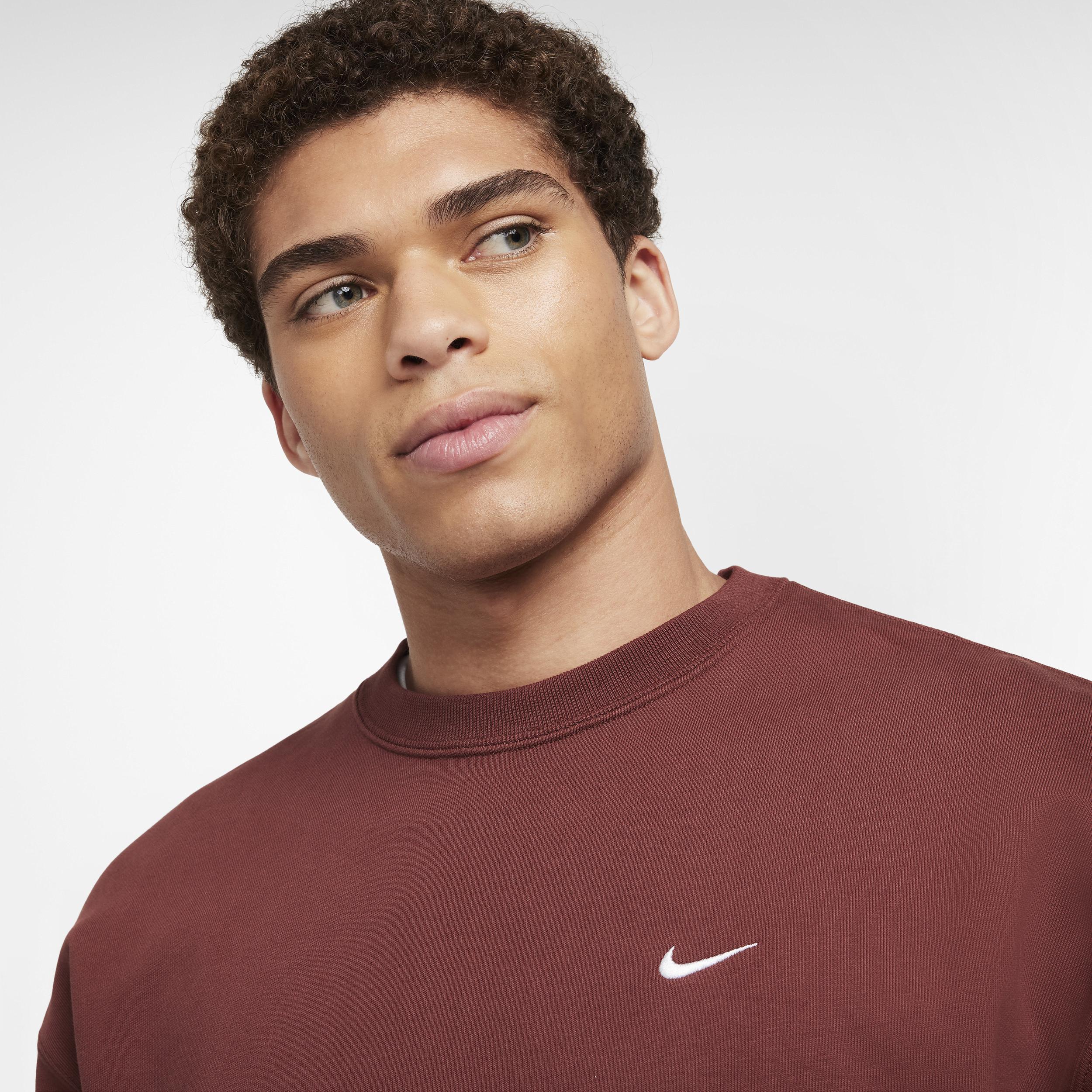 Nike Solo Swoosh Men's Fleece Crew Product Image