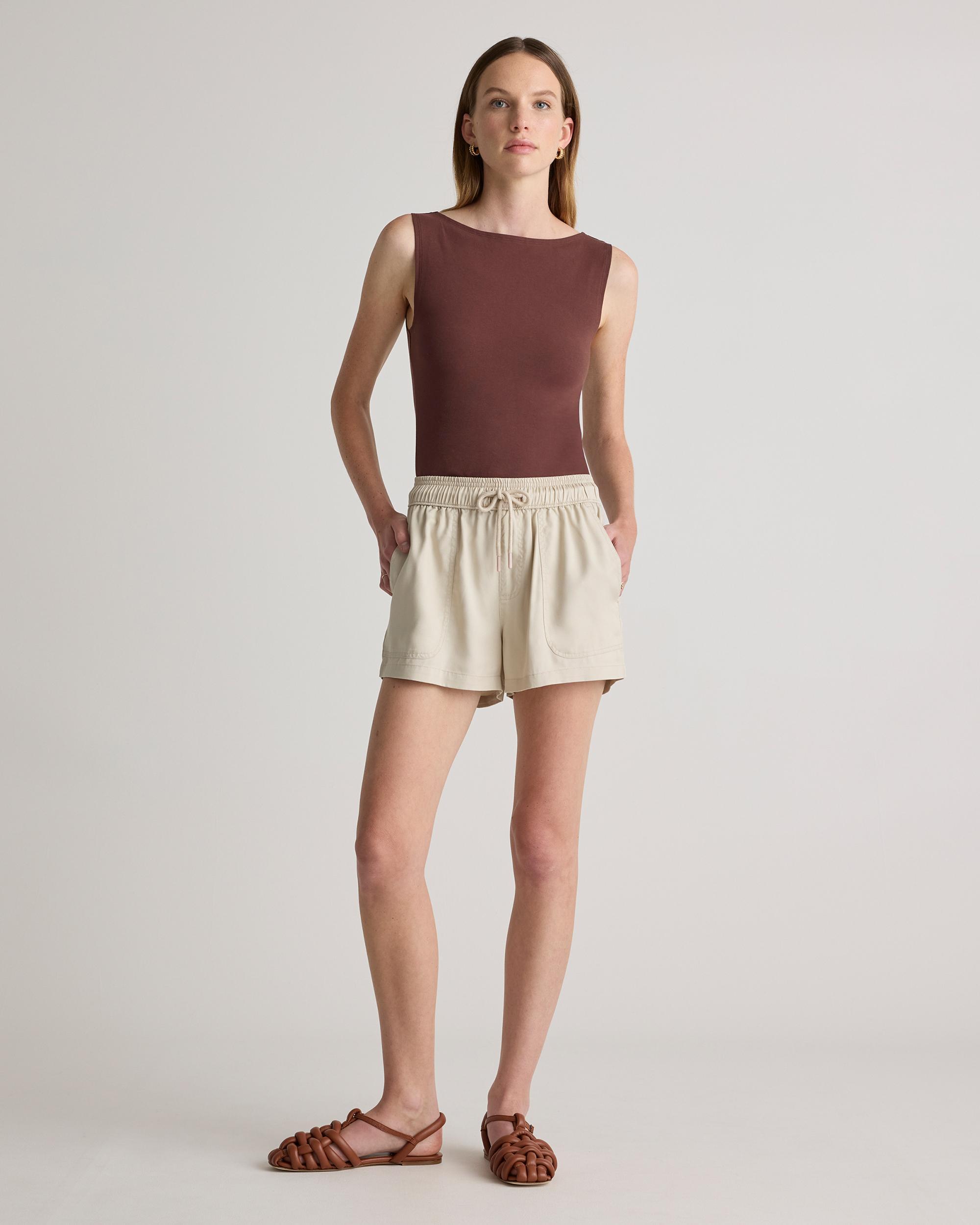 Quince | Women's Vintage Wash Tencel Utility Shorts Product Image