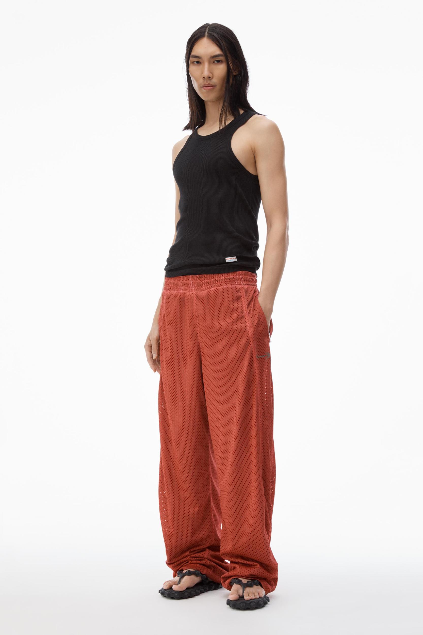 Unisex Track Pant In Perforated Mesh Product Image
