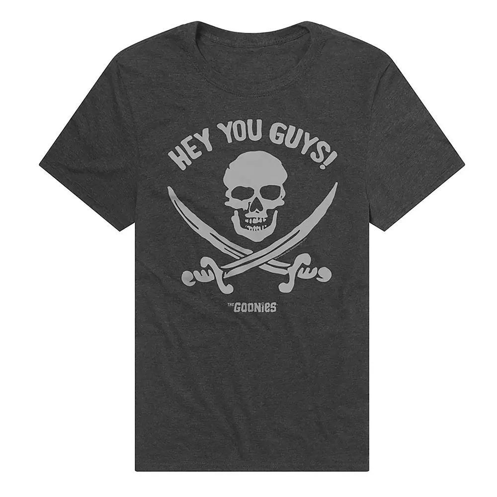 Men's The Goonies The Hey You Guys! Graphic Tee, Size: Large, Grey Product Image