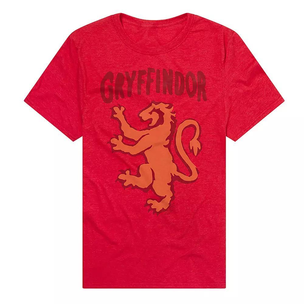 Men's Character Harry Potter Gryffindor Lion Sigil Graphic Tee, Size: Large, Red Product Image