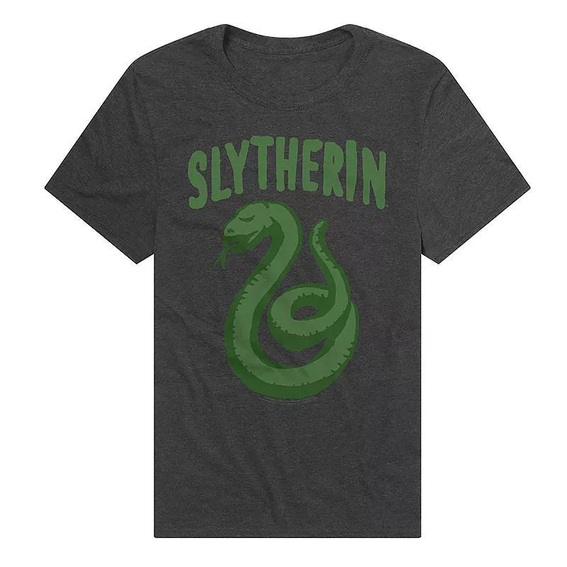 Men's Harry Potter Slytherin Snake Sigil Graphic Tee, Size: Medium, Grey Product Image