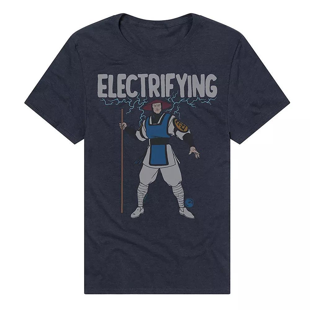 Mens Mortal Kombat Raiden Electrifying Graphic Tee Blue Product Image
